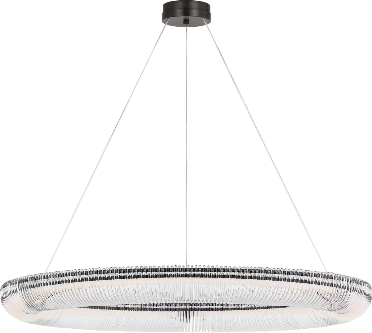 Pierce LED Chandelier in Aged Iron
