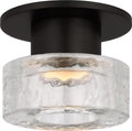 Holsted LED Flush Mount in Aged Iron