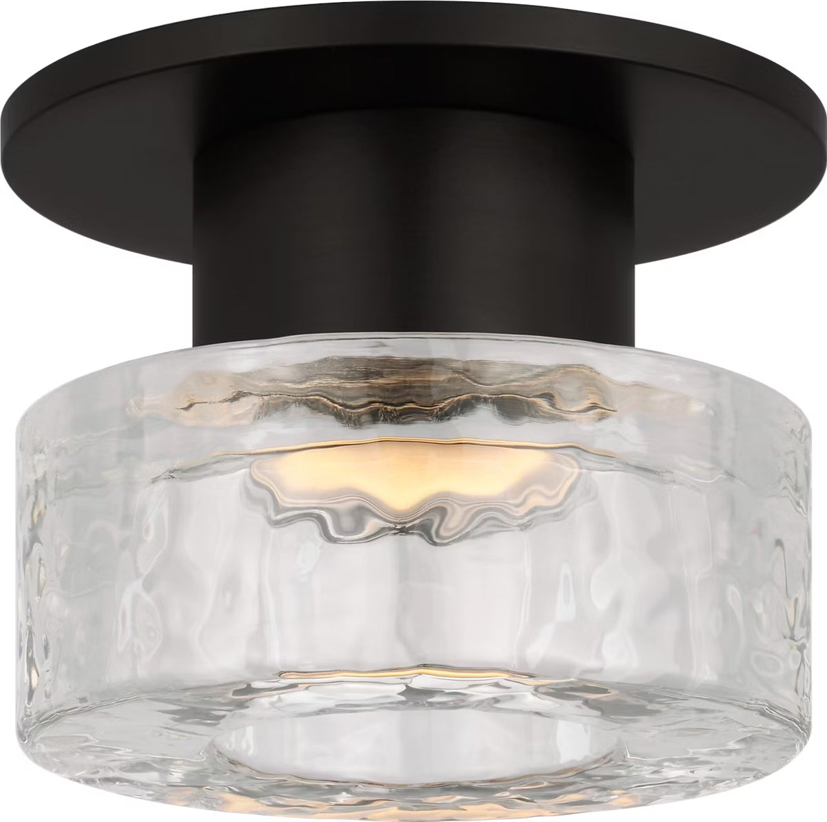 Holsted LED Flush Mount in Aged Iron