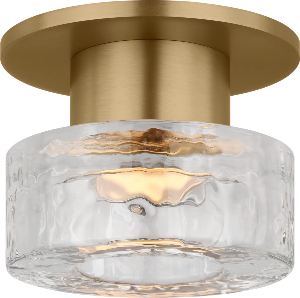 Holsted LED Flush Mount in Estate Brass