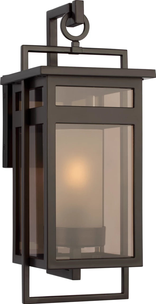 Fairhaven One Light Wall Lantern in Truffle