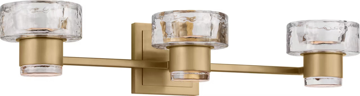 Holsted LED Vanity in Estate Brass