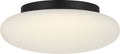 Amir LED Flush Mount in Midnight Black