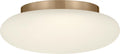 Amir LED Flush Mount in Satin Brass