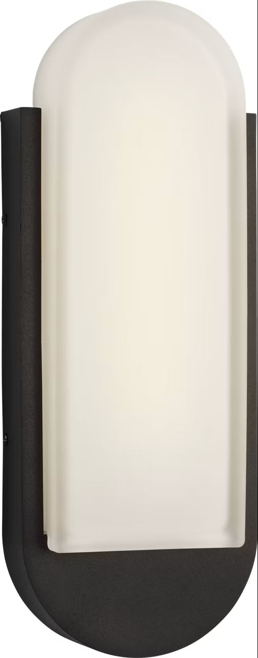 Dante LED Wall Sconce in Textured Black
