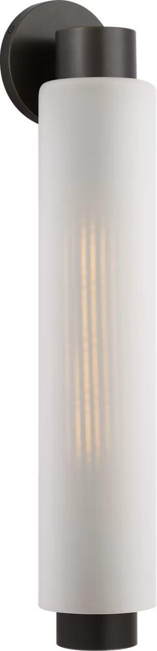 Ridge One Light Outdoor Wall Mount in Antique Bronze