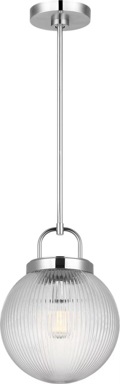 Preston One Light Pendant in Chrome
