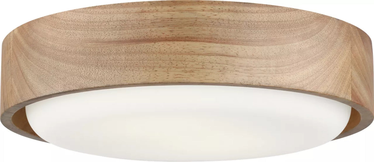 Aurelle Two Light Flush Mount in Natural Honey