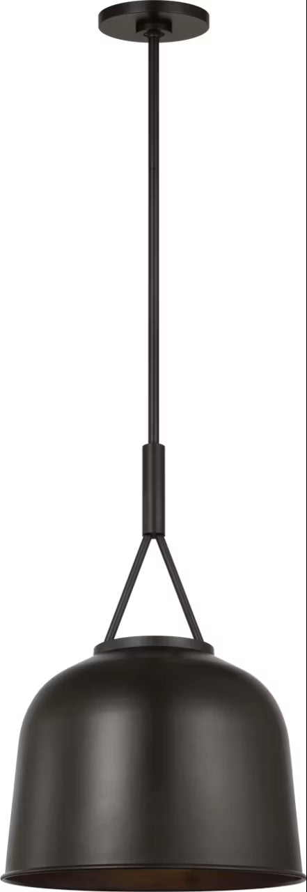 Liora One Light Pendant in Aged Iron