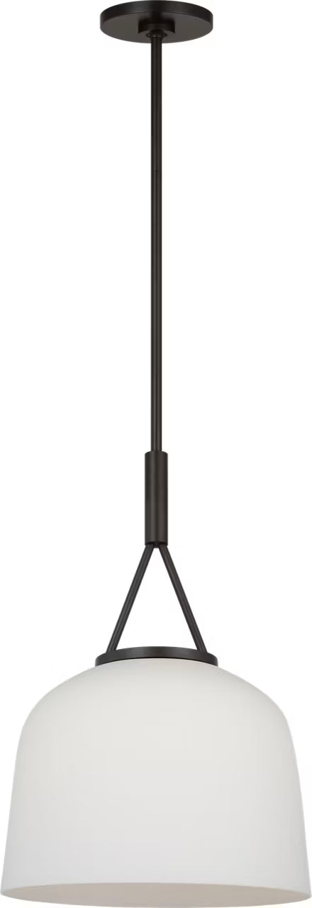Liora One Light Pendant in Aged Iron