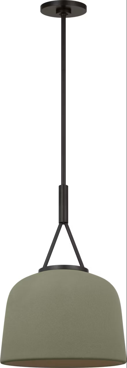 Liora One Light Pendant in Aged Iron