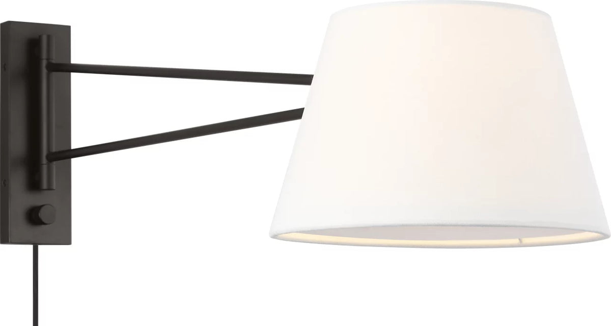 Hale One Light Wall Sconce in Aged Iron