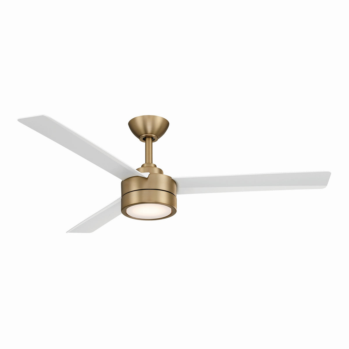 Roto 52" Ceiling Fan in Brushed Brass