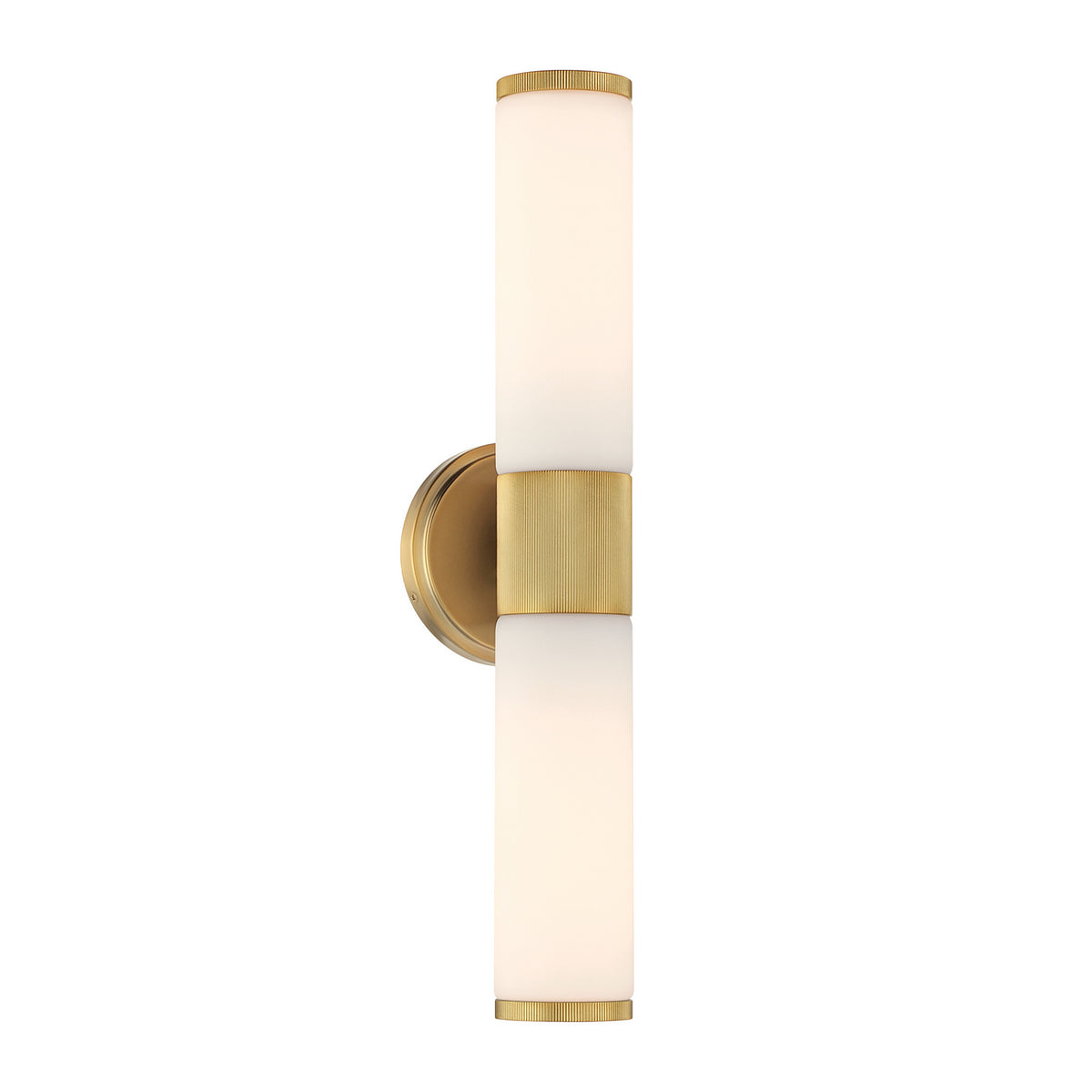 Voltelle Two Light Wall Sconce in Brushed Gold