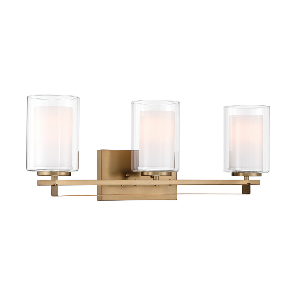 Parsons Studio Three Light Vanity in Brushed Gold