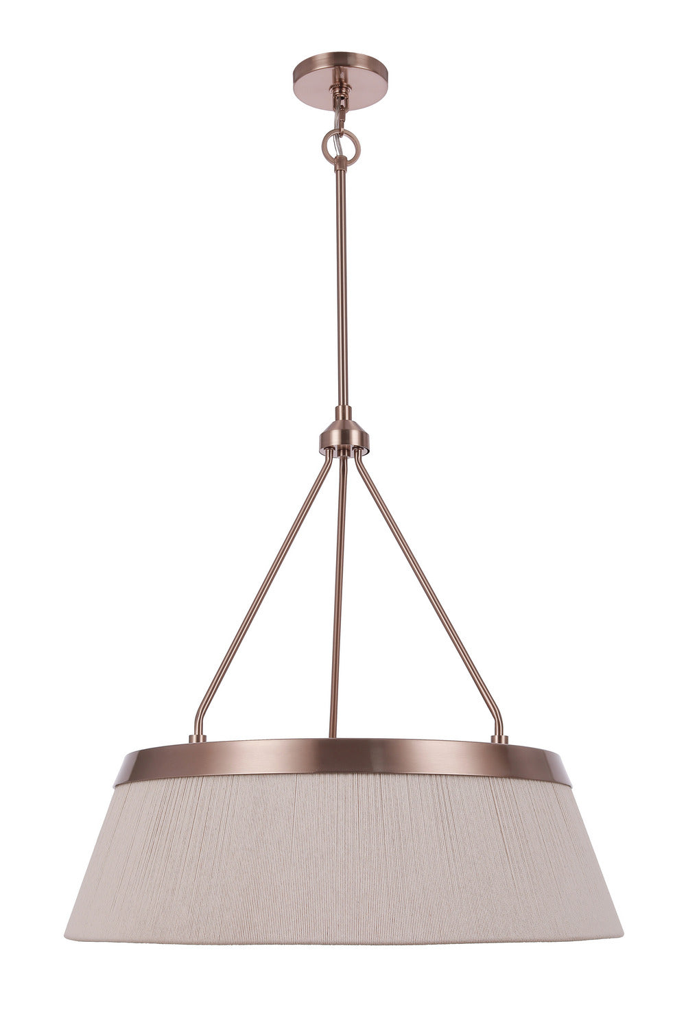 Yates Six Light Pendant in Premium Bronze