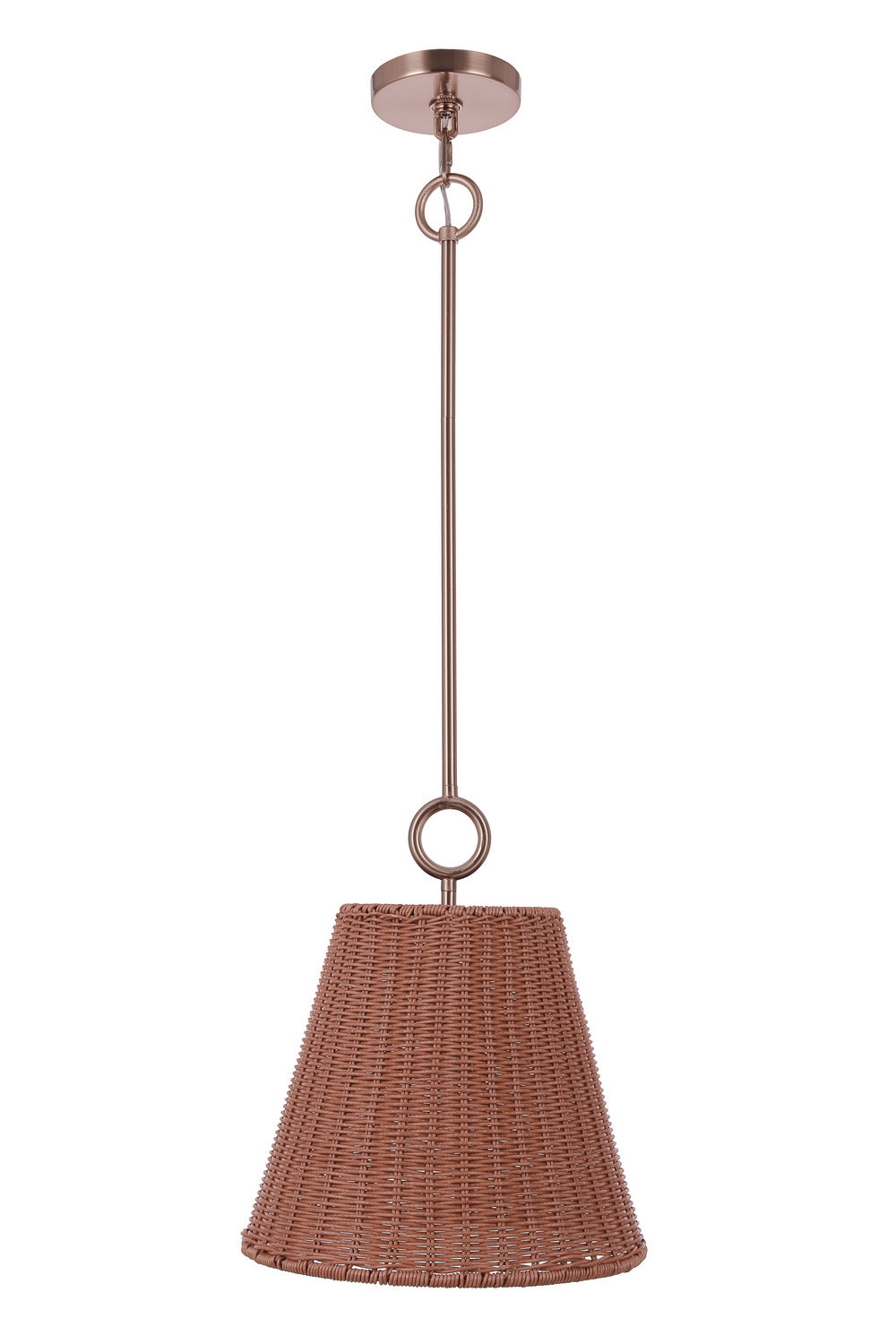 Kirsten One Light Pendant in Premium Bronze