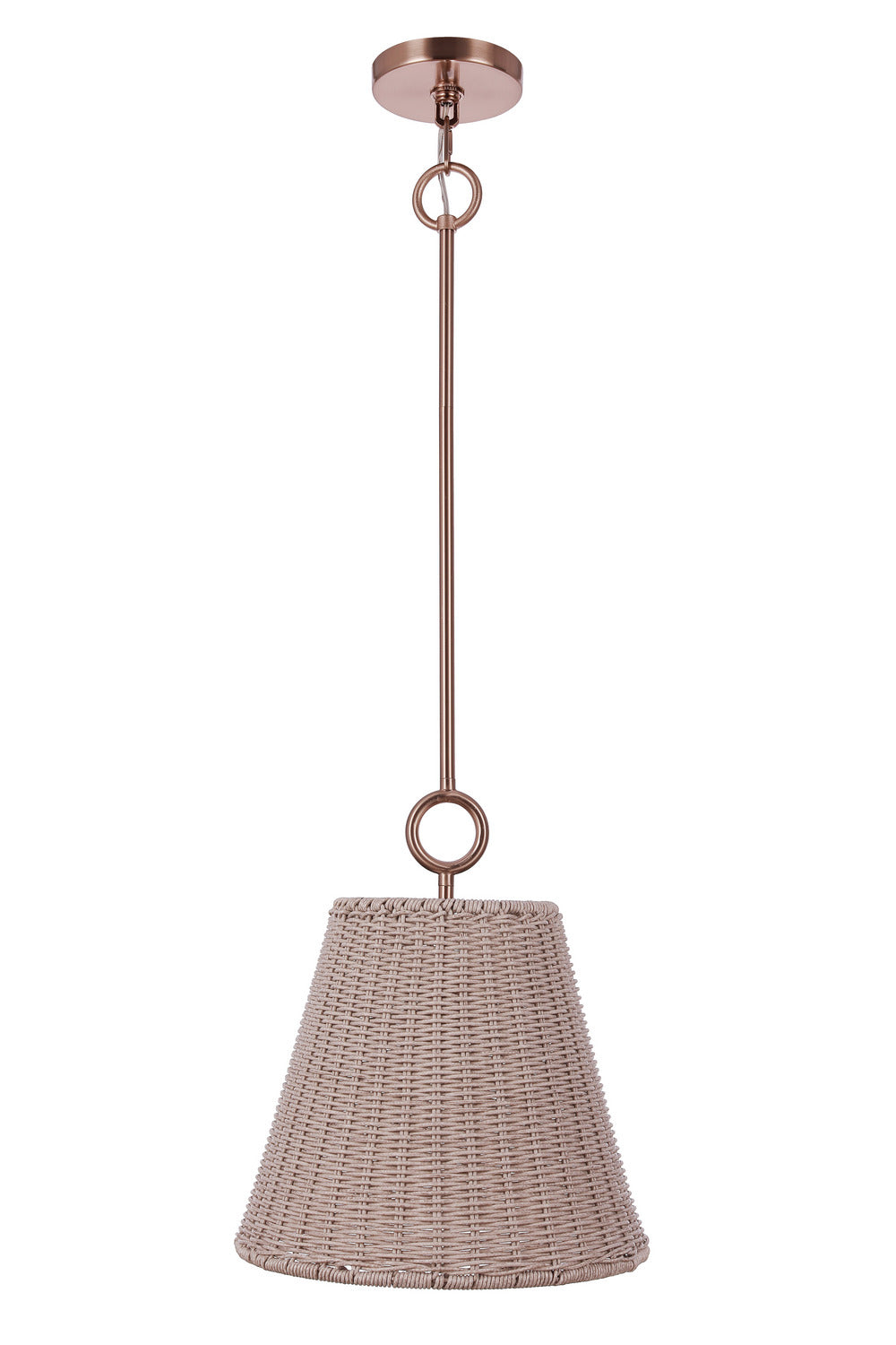 Kirsten One Light Pendant in Premium Bronze