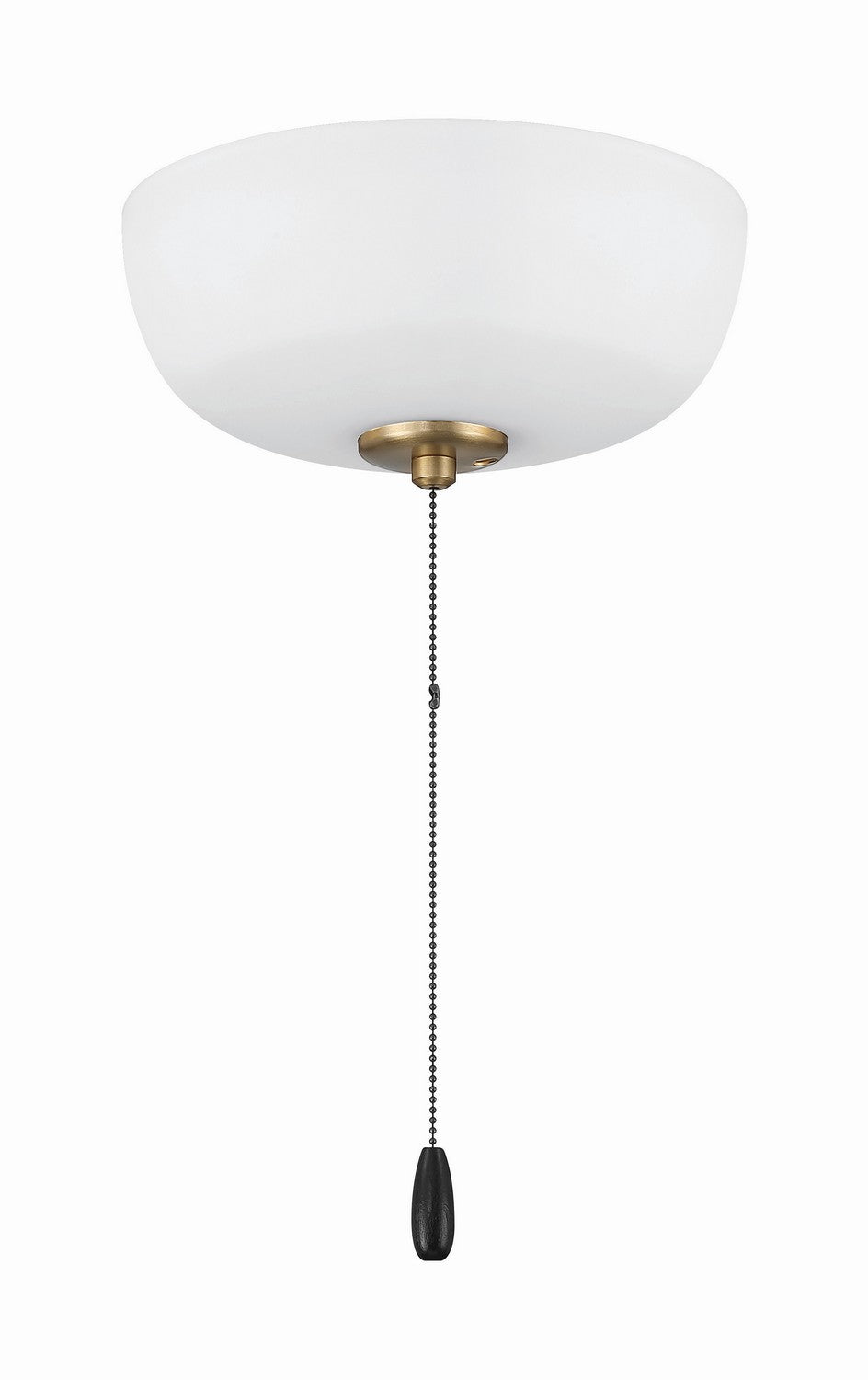 LED Fan Light Kit in Satin Brass