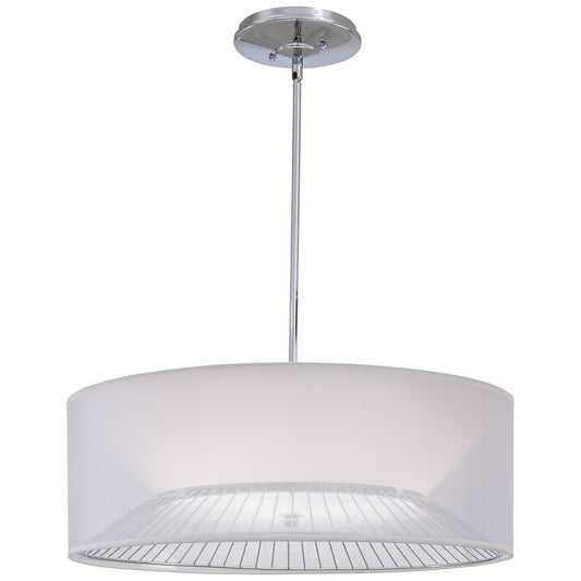 Bridge Three Light Pendant in Chrome