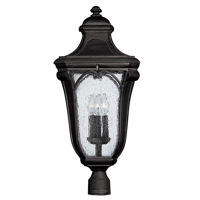 Trafalgar LED Post Top or Pier Mount Lantern in Museum Black