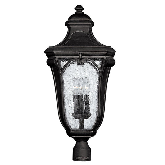 Trafalgar LED Post Top or Pier Mount Lantern in Museum Black