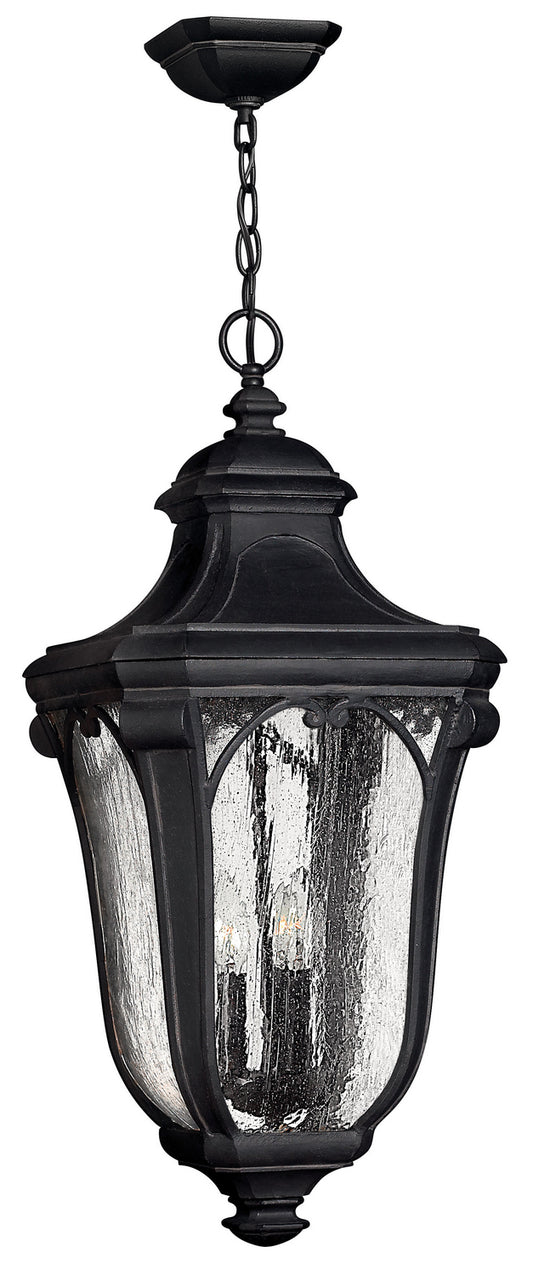 Trafalgar LED Hanging Lantern in Museum Black