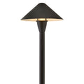 Hardy Island LED Path Light in Brass Satin Black