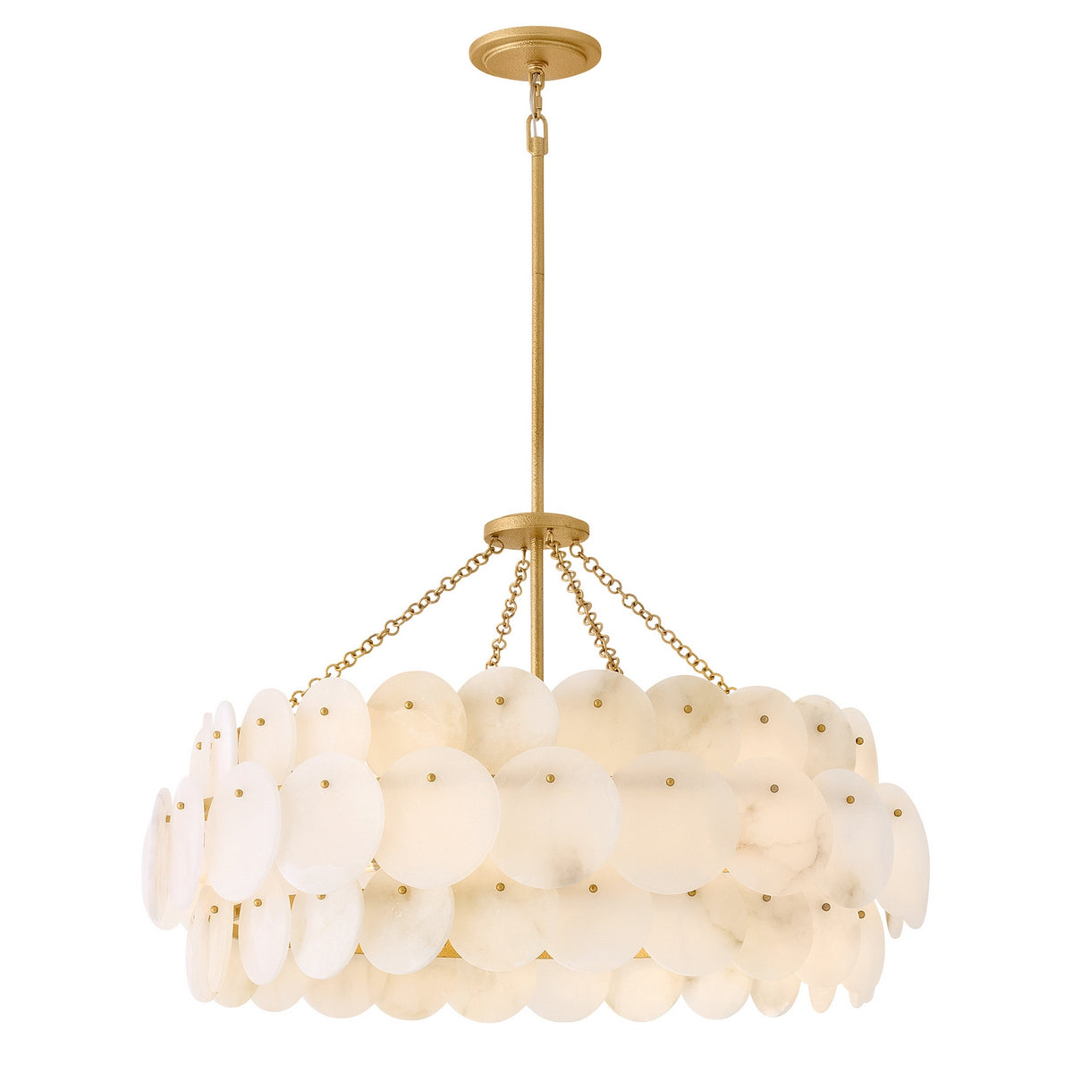 Yara LED Chandelier in Piastra Gold