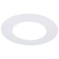 6-Inch Flat Goof Ring for Commercial Downlights in Matte White