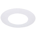 8-Inch Flat Goof Ring for Commercial Downlights in Matte White