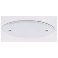Satco S70-058 Ribbed Canopy Kit, Chrome Finish, 5" Diameter