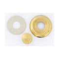 Satco S70-638 Ceiling Glass Lock-Up, Brass Plated Finish