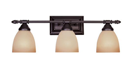 Apollo Three Light Bath Bar in Oil Rubbed Bronze