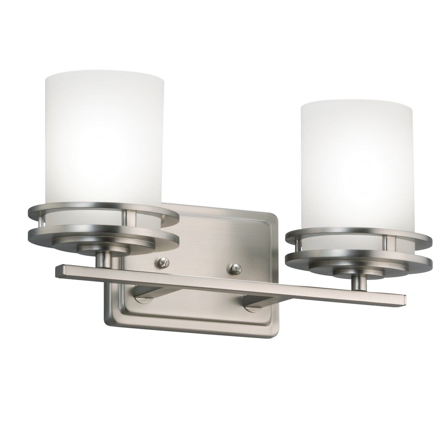 Hendrik Two Light Bath in Brushed Nickel