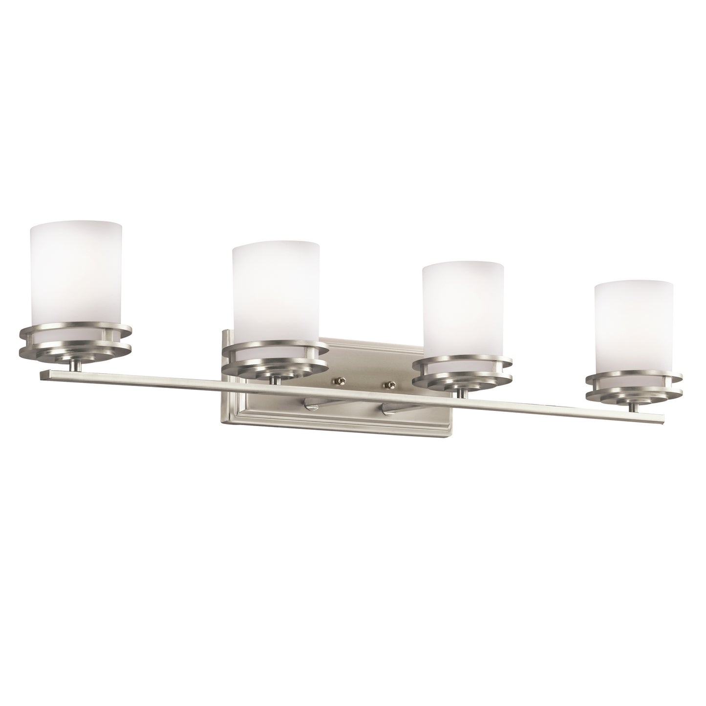 Hendrik Four Light Bath in Brushed Nickel