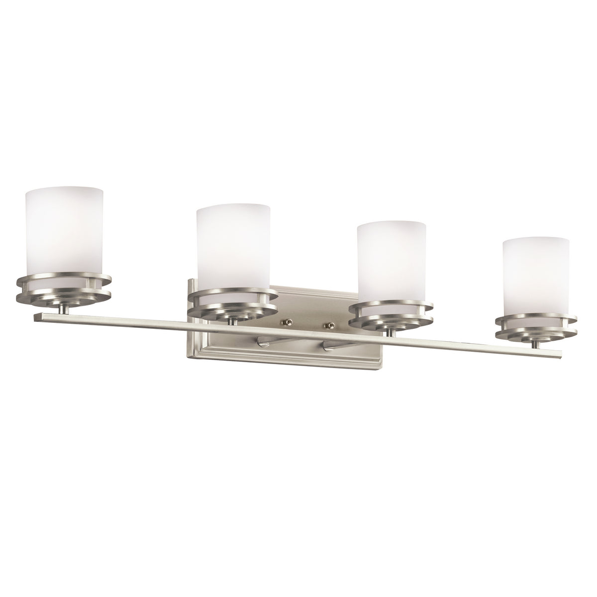Hendrik Four Light Bath in Brushed Nickel