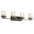 Hendrik Four Light Bath in Olde Bronze