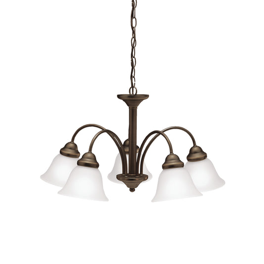 Wynberg Five Light Chandelier in Olde Bronze