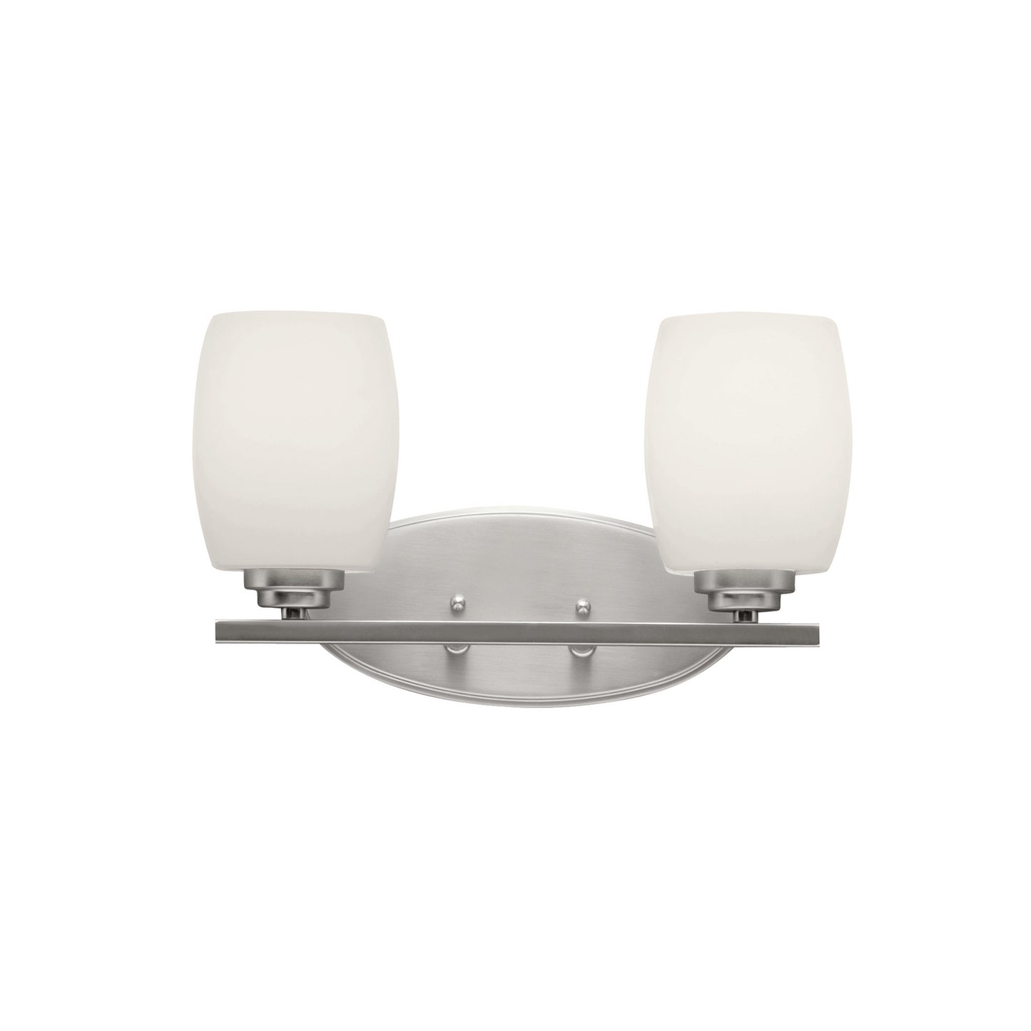Eileen Two Light Bath in Brushed Nickel