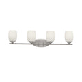 Eileen Four Light Bath in Brushed Nickel