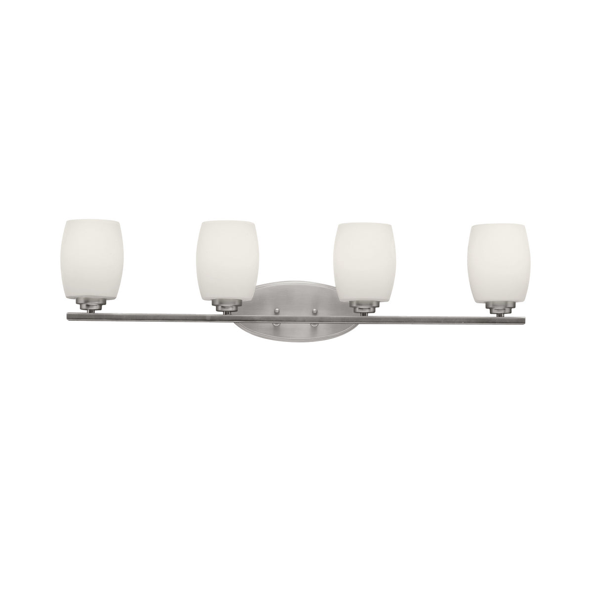 Eileen Four Light Bath in Brushed Nickel