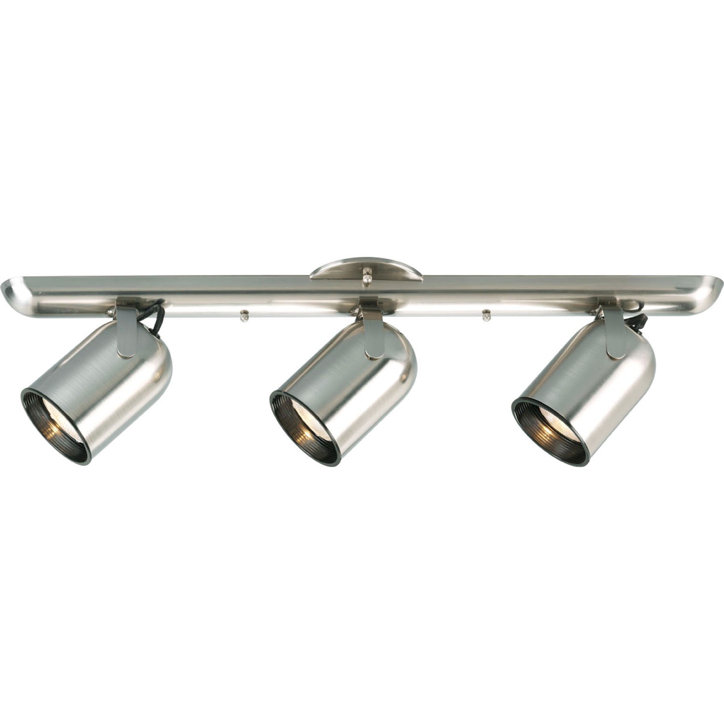 Directional Three Light Wall/Ceiling Fixture in Brushed Nickel
