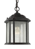 Generation Lighting - 60029-746 - One Light Outdoor Semi-Flush Convertible Pendant - Kent - Oxford Bronze
