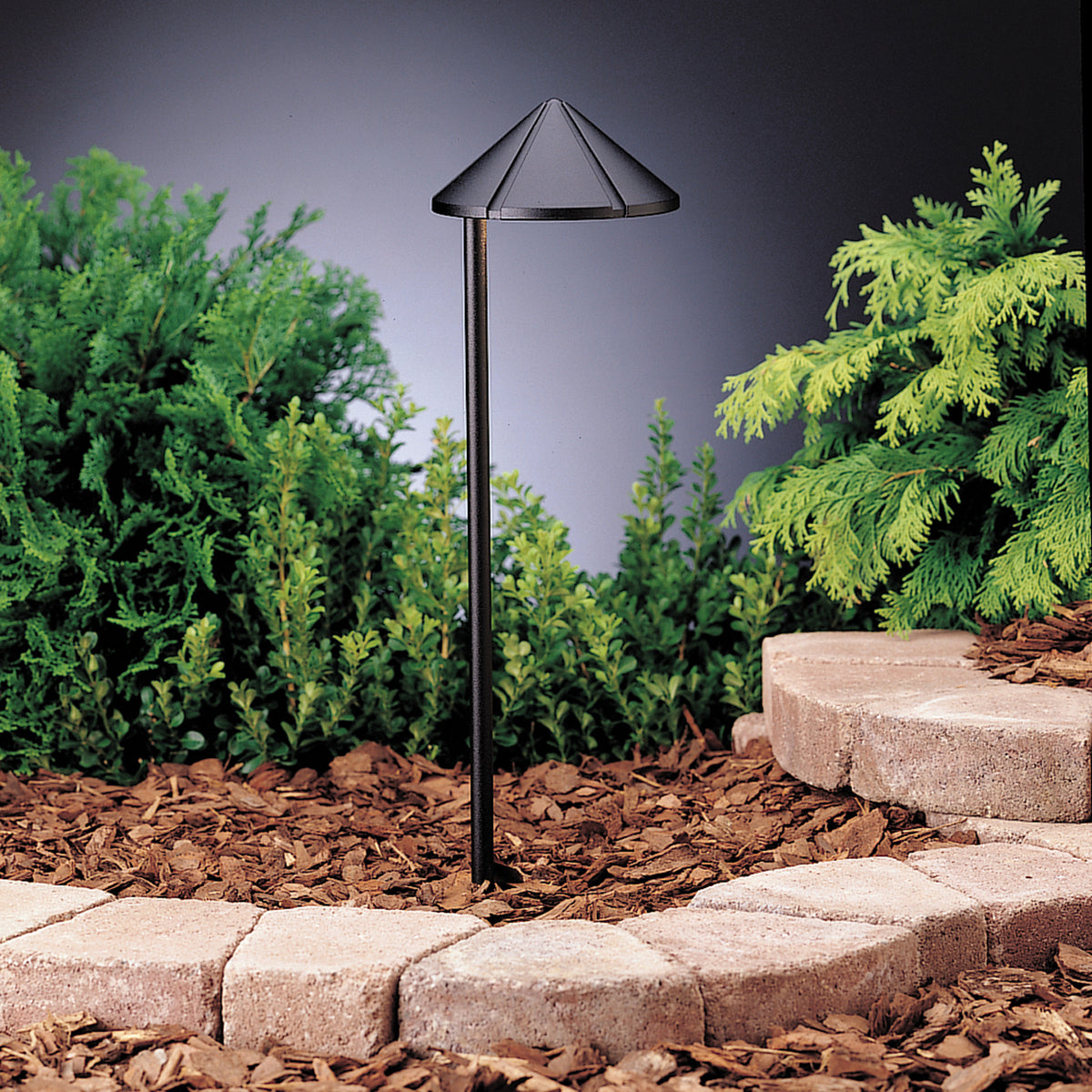 Six Groove One Light Path & Spread in Textured Black