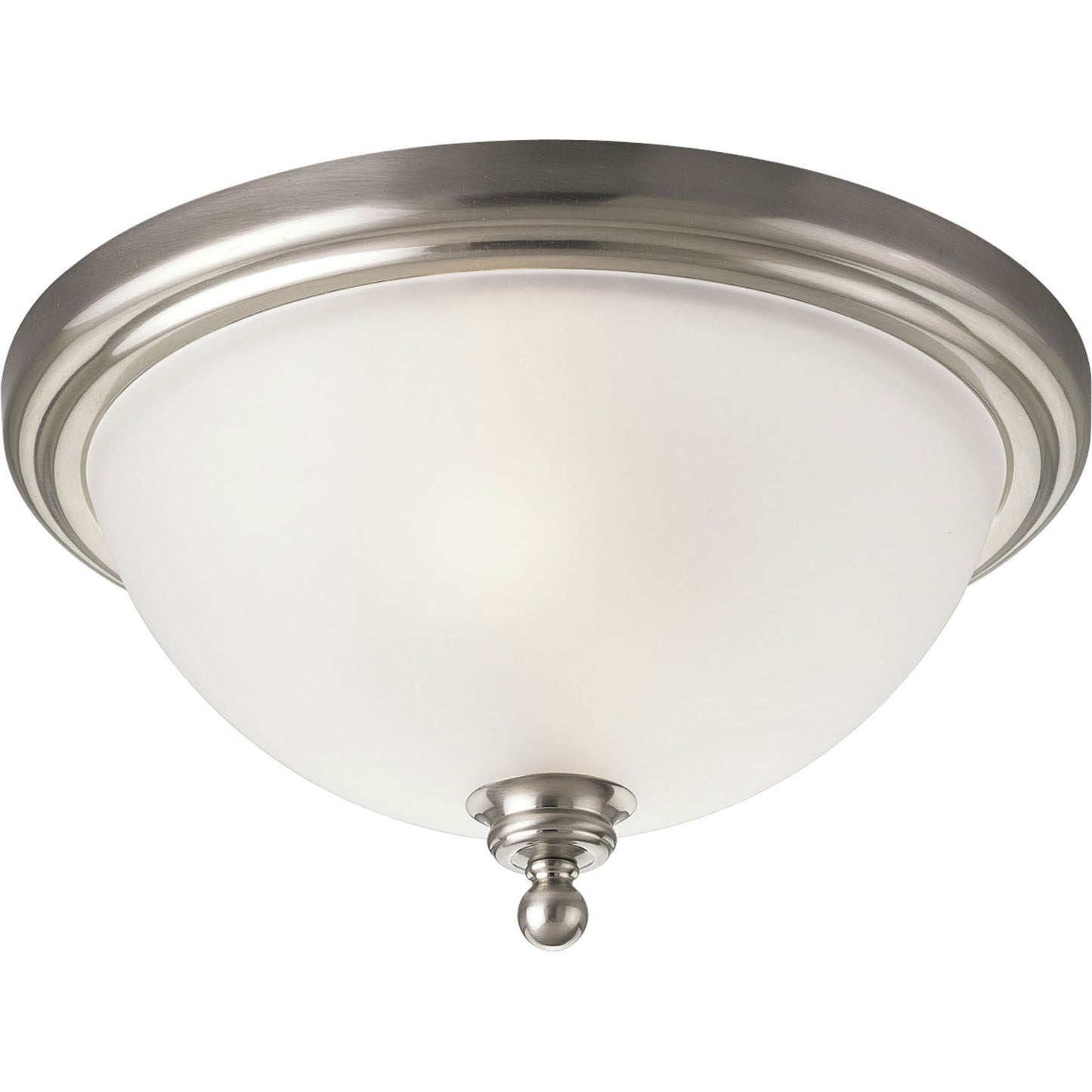 Madison Two Light Flush Mount in Brushed Nickel