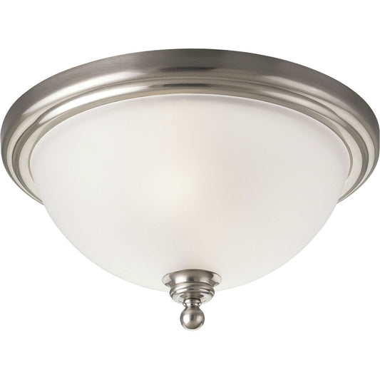 Madison Two Light Flush Mount in Brushed Nickel