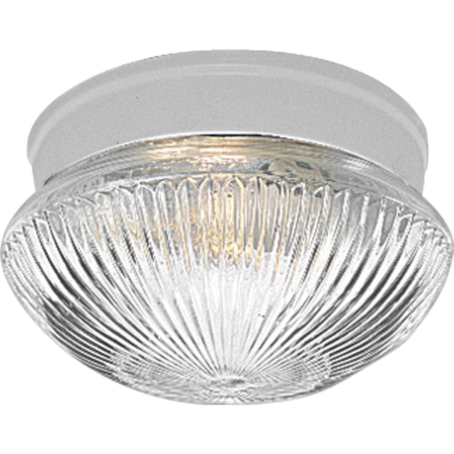 Fitter One Light Flush Mount in White