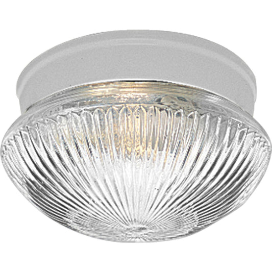 Fitter One Light Flush Mount in White