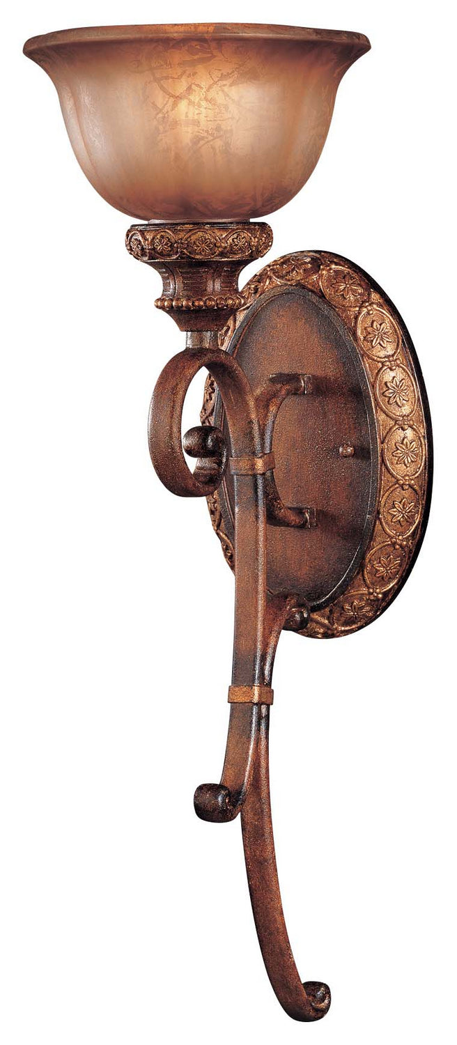 Illuminati One Light Wall Sconce in Illuminati Bronze